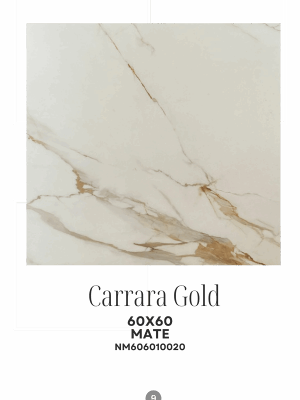 CARRARA GOLD 60X60 MATE