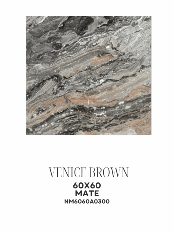 VENICE BROWN 60X60 MATE