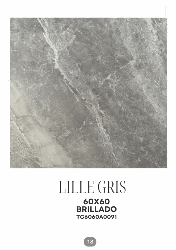 LILLE GRIS 60X60 BRILLADO