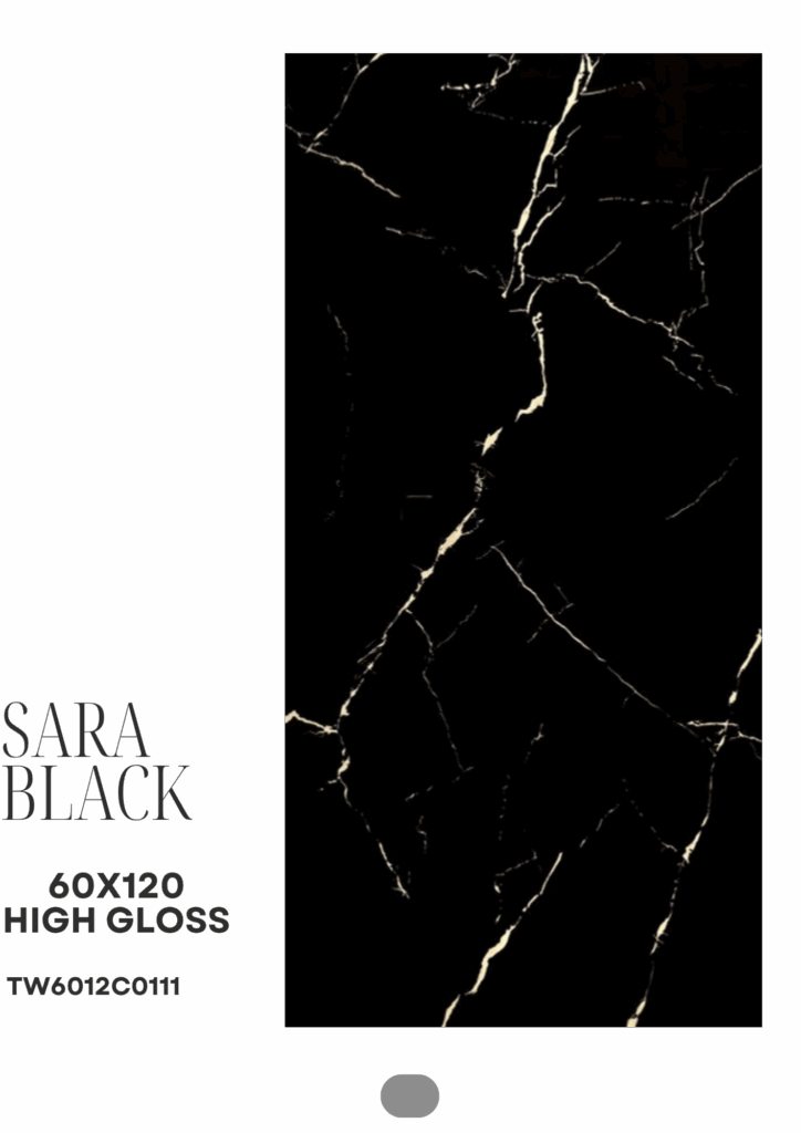 SARAH BLACK 60X120 HIGH GLOSS