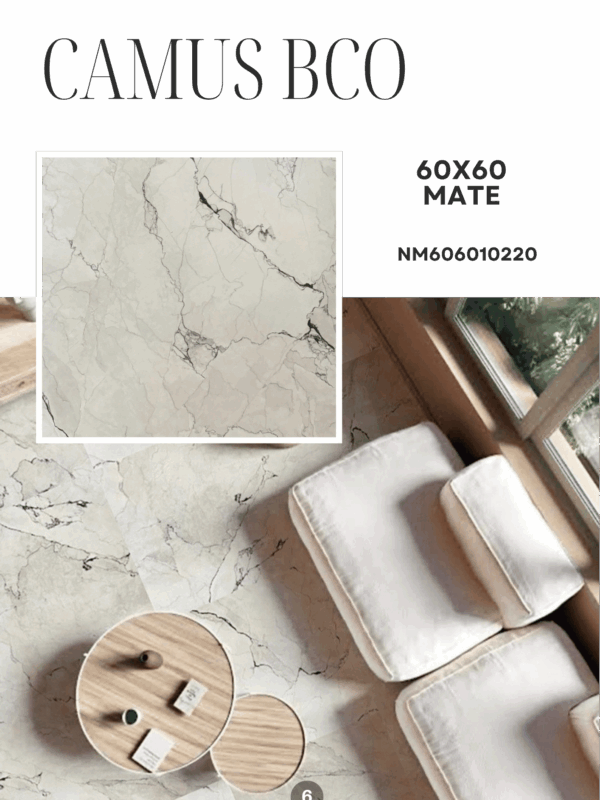CAMUS BLANCO 60X60 MATE