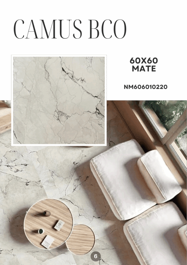 CAMUS BLANCO 60X60 MATE